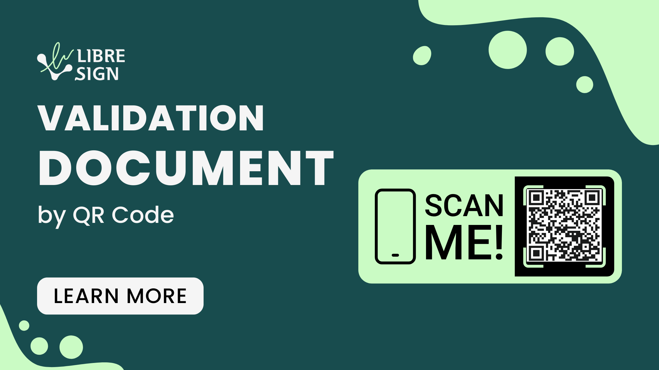 Document validation by QR Code